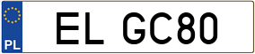 Truck License Plate